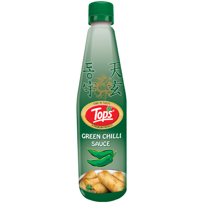 Tops Green Chilli Sauce 650gm