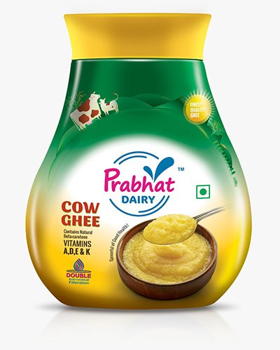 Prabhat Dairy Cow Ghee 100ml Pet Jar - Vrinda Super Mart