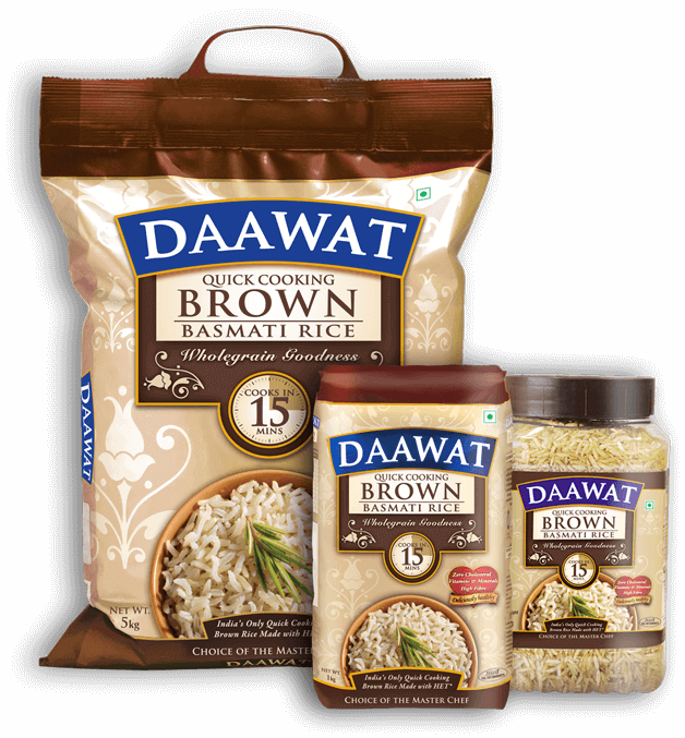 Daawat Brown Basmati Rice 1kg/5kg