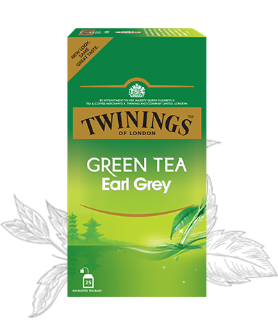 Twinings Green Tea EarlGrey 25 Teabags
