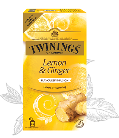 Twinings Lemon and Ginger Tea 25 Teabags