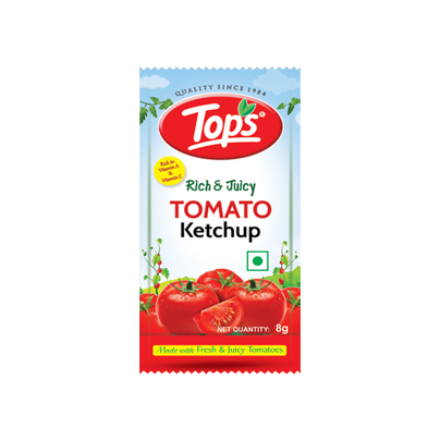 TOPS Tomato Ketchup Satchet-8gm/504pcs Bulk Packing
