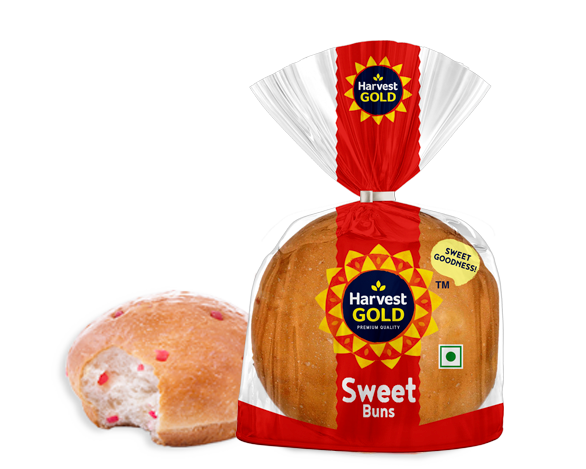 Harvest Gold Sweet Buns- Pack of 2