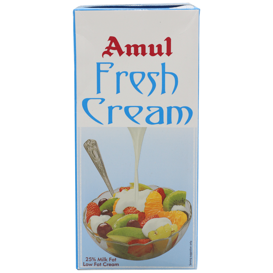 Amul Fresh Cream 1lt Tetrapack