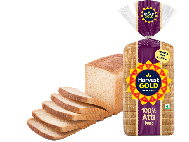 Harvest Gold Atta Bread 450gm