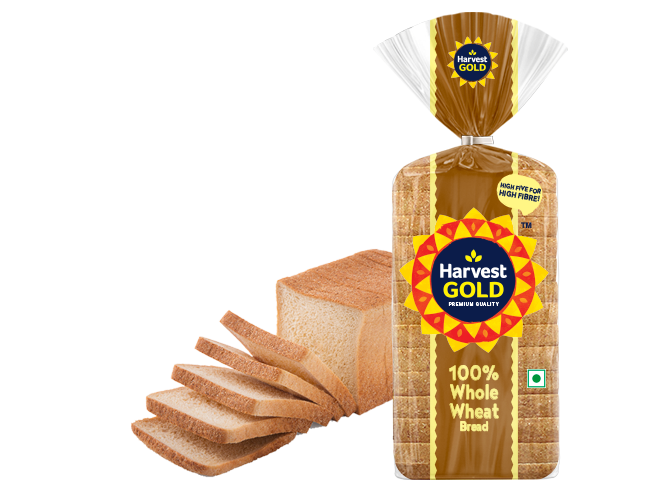 Harvest Gold Whole Wheat Bread 450gm