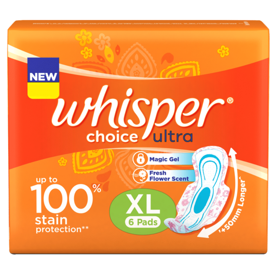 Whisper Choice Ultra Sanitary Pads - XL